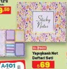 GLOBOX YAPIŞKANLI NOT DEFTERİ SETİ